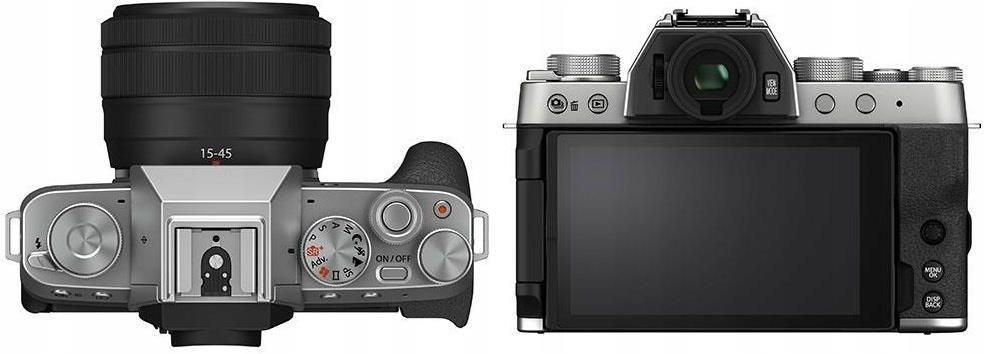 Aparat cyfrowy Fujifilm X-T200 Srebrny + 15-45mm bezlusterkowiec