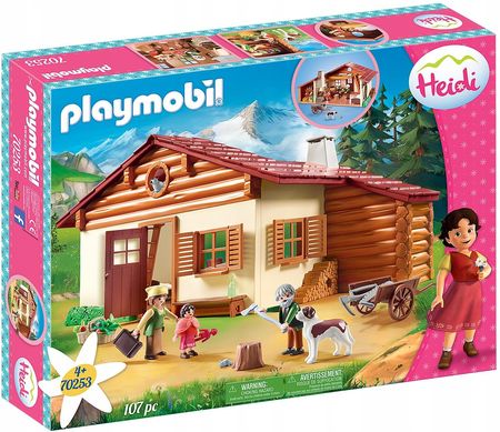 Playmobil 70253 Heidi I Dziadek W Górskiej Chacie