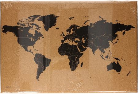 Tablica korkowa 40x60 Mapa Świata