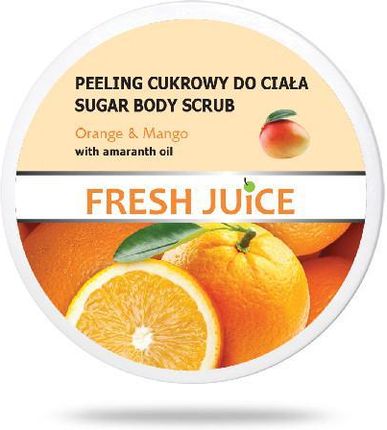 Elfa Pharm Fresh Juice Peeling Cukrowy Do Ciała Orange & Mango Z Olejem Z Amarantusa 225 Ml