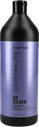 Matrix Total Results Color Obsessed So Silver Szampon Do Włosów Blond Neutralizujący Żółte Odcienie 1000 ml