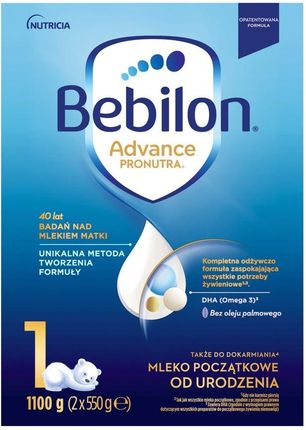 Bebilon Advance 1 Mleko początkowe od urodzenia 1100g