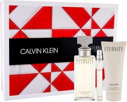 Calvin Klein Eternity woda perfumowana 100ml + woda perfumowana 10ml + mleczko do ciała 100ml