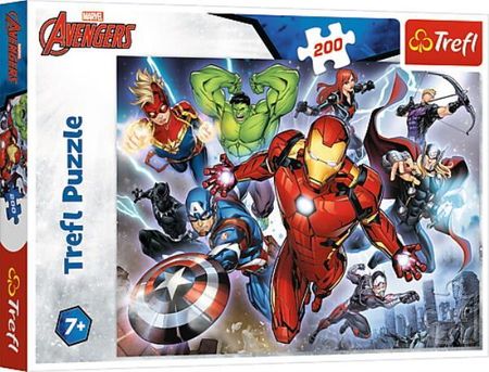 Trefl Puzzle 200el. Marvel The Avengers Waleczni Avengersi 13260