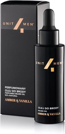 Unit4Men Amber&Vanilla Perfumowany Olej Do Brody 30 Ml 
