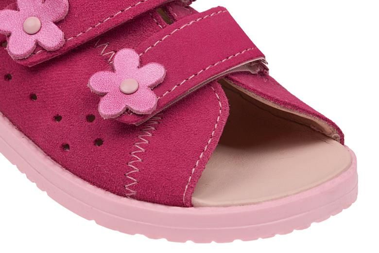 Sandałki Profilaktyczne Ortopedyczne Buty DAWID 1042 Różowe RC - zdjęcie 6 Sandałki Profilaktyczne Ortopedyczne Buty DAWID 1042 Różowe RC