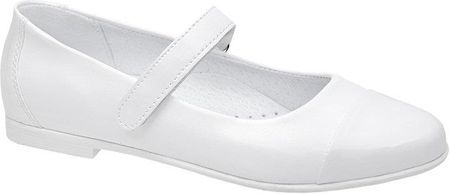 Balerinki buty komunijne KORNECKI 6098 Białe Baleriny
