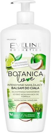 Eveline Botanica Love Intensywnie Nawilżający Balsam Do Ciała Olej Kokosowy Matcha Limonka 350 ml