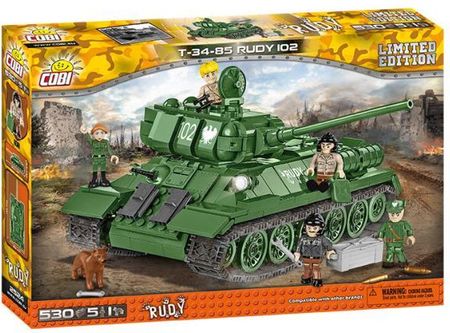 COBI Historical Collection WWII T-34-85 Rudy 102 (COBI-2524)