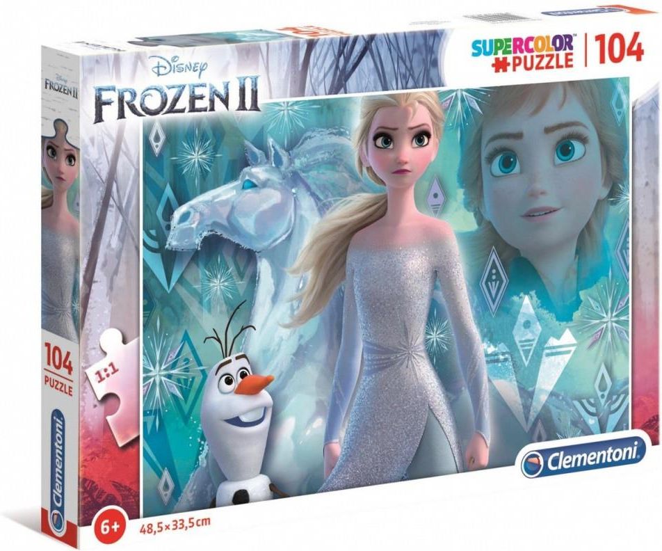 Clementoni Disney Kraina Lodu 2 Puzzle Super Kolor 104El. - Ceny i ...