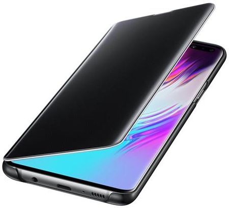 Samsung Clear View Cover do Galaxy S10 5G Czarny (EF-ZG977CBEGWW)