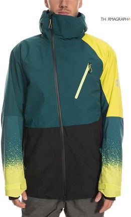 686 Glcr Hydra Thermagraph Jkt Deep Teal Clrblk Teal