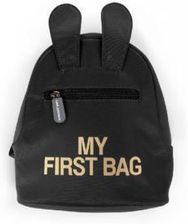 Childhome Plecak Dziecięcy "My First Bag" Black - Plecaki przedszkolne