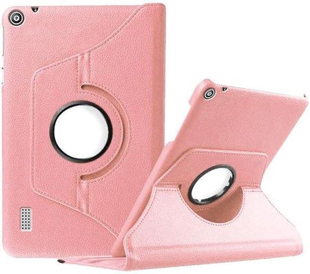 4kom Etui obrotowe 360 Huawei MediaPad T3 7.0 Różowe Różowy