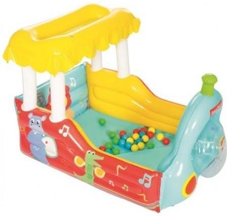 Bestway Fisher-Price Dmuchany Pociąg Z Piłkami 132X94X89Cm