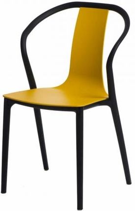 Selsey Krzesło Bella Czarne Żółte