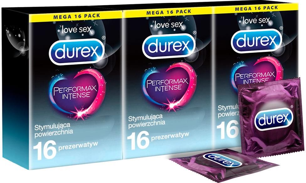 Durex prezerwatywy Performax Intense 48 szt Zestaw - Ceneo.pl