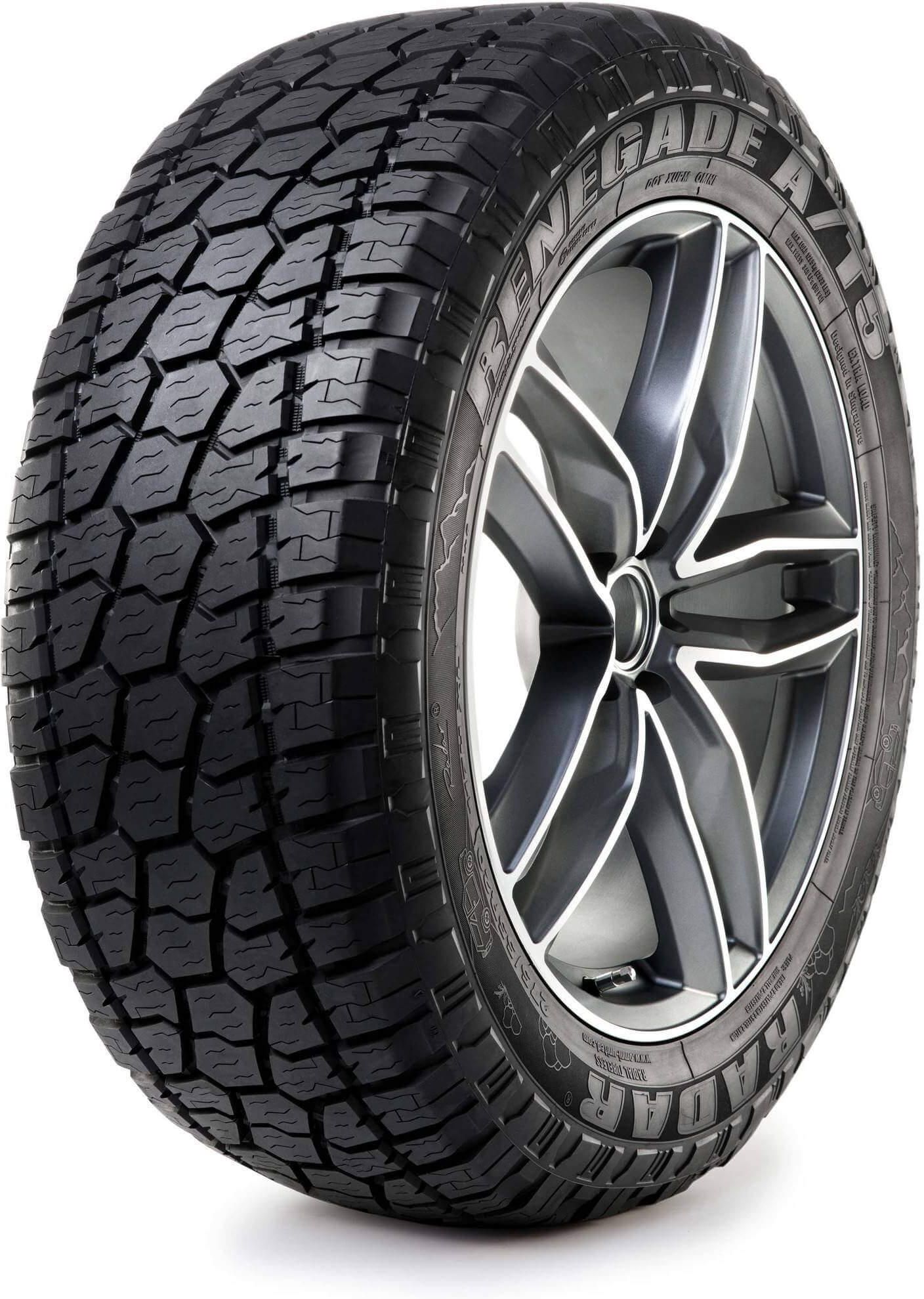 Opony terenowe całoroczne Radar RENEGADE A/T-5 285/65R18 125/122S 3PMSF ...