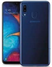 samsung a20e blue