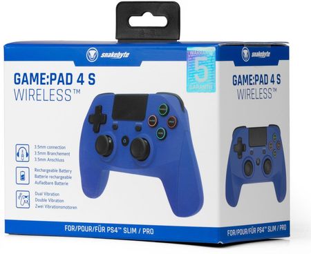 Snakebyte Wireless PS4 Controller Pro Blue - zdjęcie 4