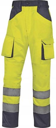 Ostrzegawcze Spodnie robocze mach2 z bawełny i Poliestru kolor żółto-szary rozmiar XL M2PHVJGXG