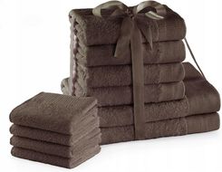 Zdjęcie Zestaw ręczników 2*70x140+4*50x100+4*30x50 Brązowe - Tychy