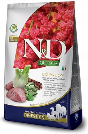 Farmina N&D Quinoa Digestion Z Jagnięciną 7Kg
