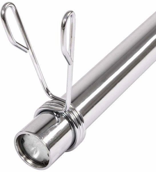 Springos Gryf Prosty Olimpijski 220cm 50mm Zaciski - zdjęcie 4 Springos Gryf Prosty Olimpijski 220cm 50mm Zaciski