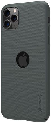 Nillkin Super Frosted Shield - Etui Apple iPhone 11 Pro z wycięciem na logo (Dark Green) IP58-89690