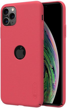 Nillkin Super Frosted Shield - Etui Apple iPhone 11 Pro Max z wycięciem na logo (Bright Red) IP65-86590