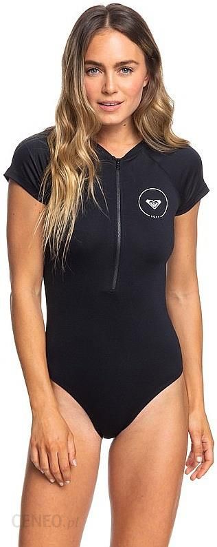 swimsuit Roxy Essentials Cs Onesie Zipped 2 - KVJ0/True Black - women´s 