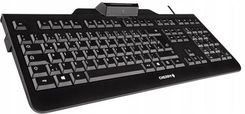 Klawiatura z Czytnikiem Cherry JK-A0100ES-2 Czarny