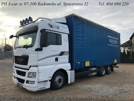 MAN TGX 26.440 26.440 rozstaw osi 4,80 BDF Firanka - Opinie