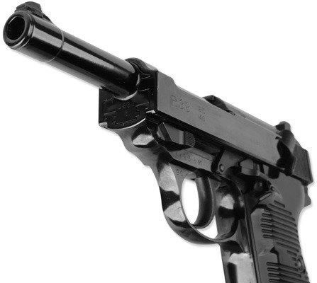 Maruzen Replika pistoletu Walther P38 ac40.s Gas Gun Black