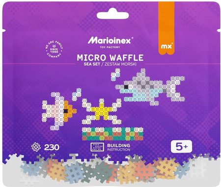 Marioinex Micro Waffle Zestaw Morski 230El. 903513