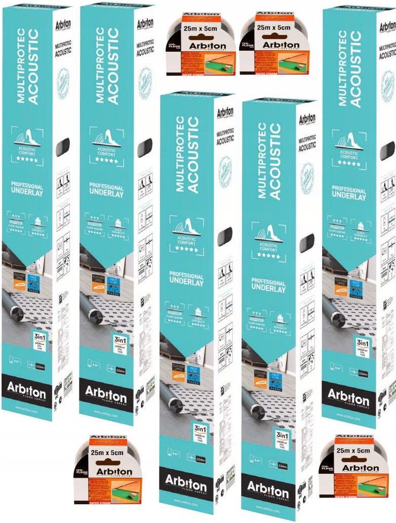 ARBITON Podkład MULTIPROTEC ACOUSTIC 3w1 - zdjęcie 1 ARBITON Podkład MULTIPROTEC ACOUSTIC 3w1