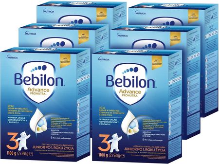 Bebilon Advance 3 Mleko modyfikowane po 1 roku życia 6x1100 g