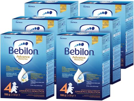 Bebilon Advance 4 Mleko modyfikowane po 2 roku życia 6x1100 g