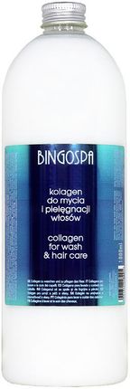 BINGOSPA Collagen For Washing And Hair Care Kolagen Do Mycia I Pielęgnacji Włosów Normalnych I Zniszczonych 1000 ml