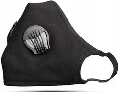 SafeMask Active Black bawełniana maska antysmogowa + filtr Active N99 - Maski antysmogowe