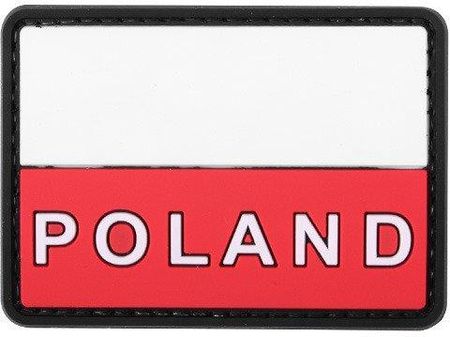 4Tac Naszywka 3D Flaga Polski Napis Kolor