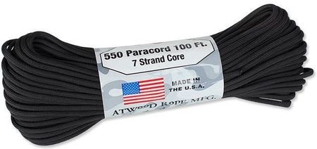 Atwood Rope Mfg Paracord Mil-Spec 550-7 4Mm Czarny 30,48M