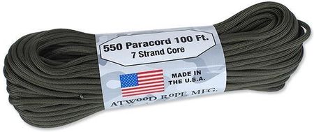 Atwood Rope Mfg Paracord Mil-Spec 550-7 4Mm Olive Drab 30,48M