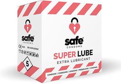 Zdjęcie Prezerwatywy Safe Super Lube Condoms 5Pc - Kędzierzyn-Koźle