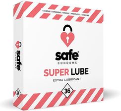 Zdjęcie Safe Super Lube Condoms 36szt. - Lubin