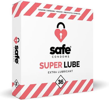 Prezerwatywy Safe Super Lube Condoms 36Pc
