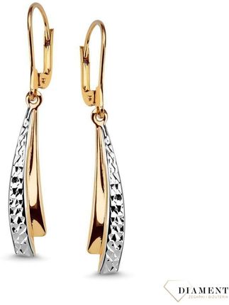 YES‼︎!!様 Yes Złote Kolczyki Wiszące Zw-X-X09-D00-Ga12216 - Ceny i opinie