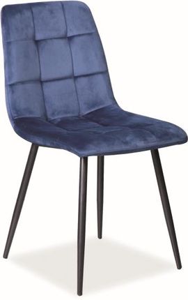 Krzesło Mila Velvet Granatowe