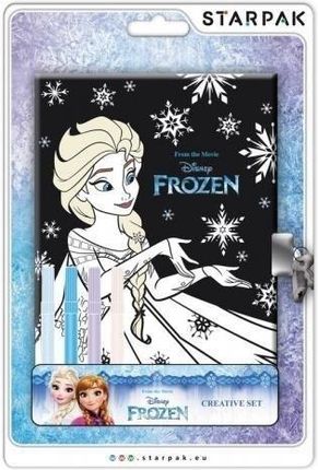 Starpak Zestaw Kreatywny Pamiętnik Z Pisakami Frozen