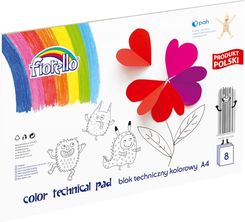 Zdjęcie Fiorello Blok techniczny A4/8 kartek kolorowy - Tomaszów Mazowiecki
